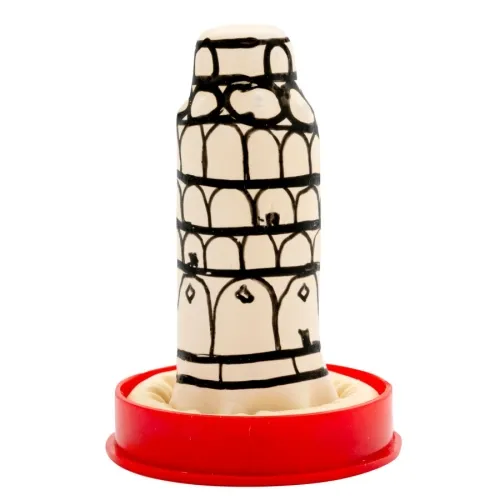 Pisa Tower Condom Hand-painted – Condomerie