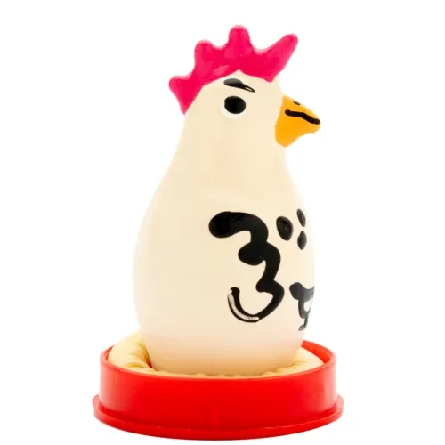 Cocky Rooster Kondom Handbemalt – Condomerie