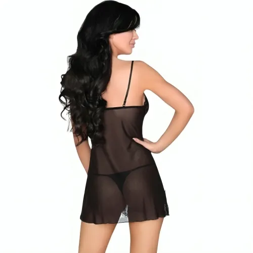 Luise Babydoll + Tanga Schwarz S – Livco Corsetti Fashion