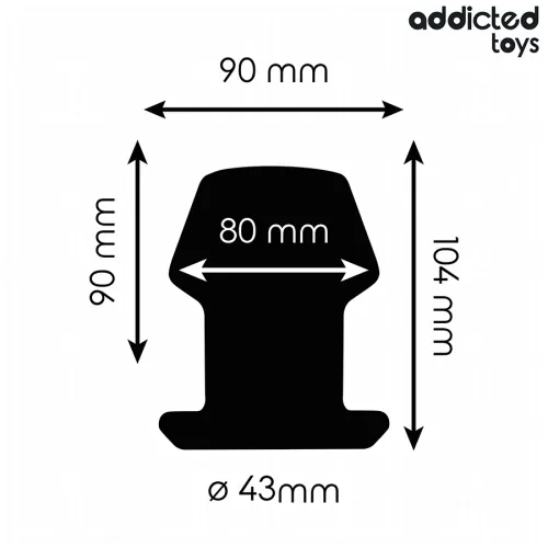 Extrem Hohl Anal Plug L 10.4cm – Addicted Toys