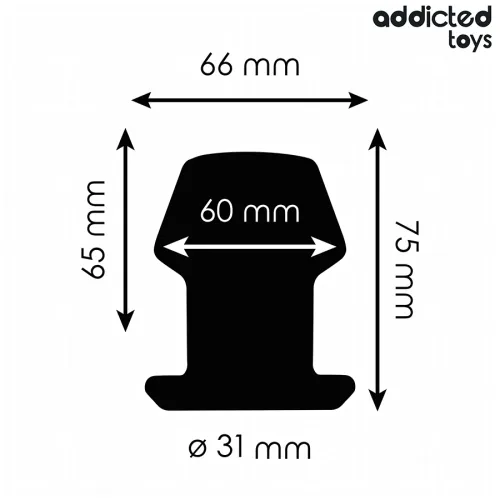 Extrem Hohl Anal Plug S 7.5cm – Addicted Toys