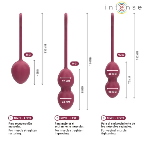 Charli Kegel Ball Kit Burgund – Intense