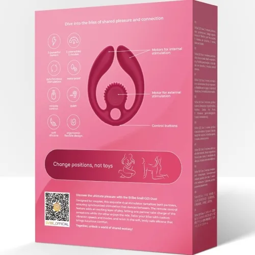 Gizi Duo PaarStimulator Fernbedienung Burgund – Snail Vibe
