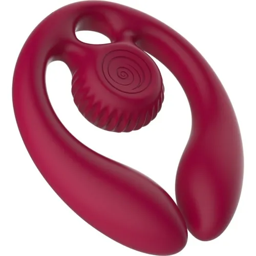 Gizi Duo PaarStimulator Fernbedienung Burgund – Snail Vibe