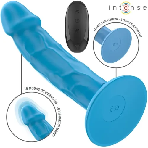 Phoebe Realistic Vibrator 10 Modes Blue | Intense