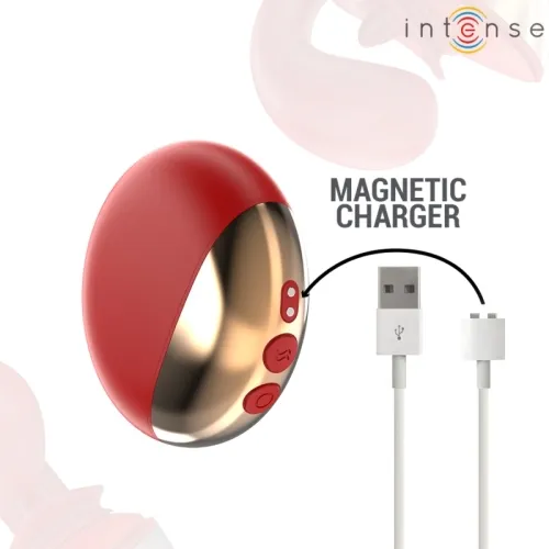 Mariah Vibrator & Stimulator In U-Form 10 Modi Rot – Intense