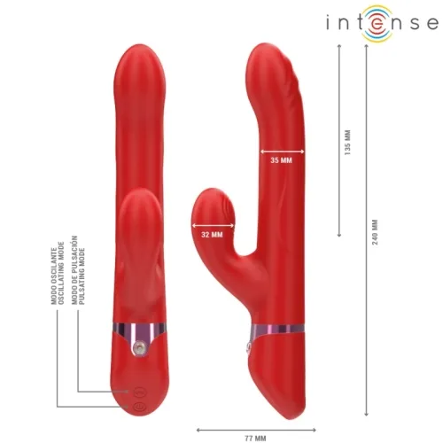 Lele Multifunktionsvibrator Rot | Intense