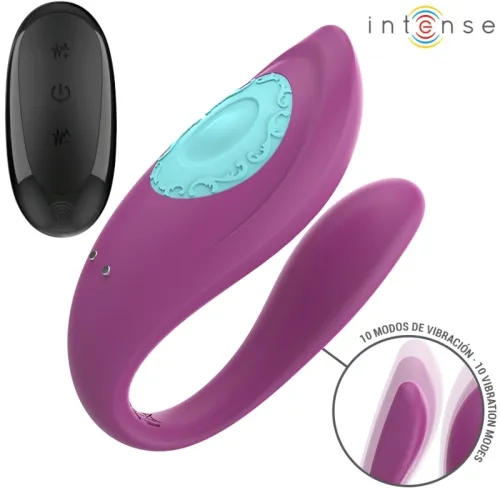 Annie U-Shaped Vibrator + Stimulator Purple – Intense