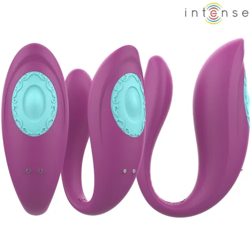 Annie U-Shaped Vibrator + Stimulator Purple – Intense