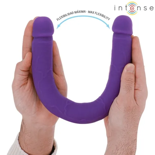 Gunter Dildo Double Vibrator 40cm Purple – Intense