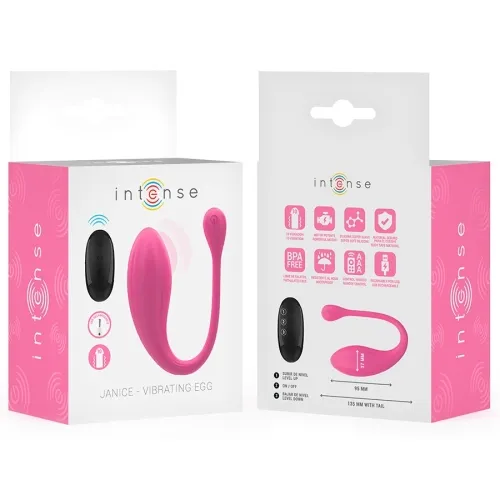 Janice U Vibrator Doppelstimulation 10 Modi Rosa – Intense