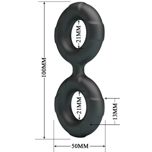 Radwan Double Silicone Ring Model 19 – Crazy Bull