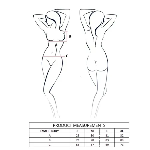 Evalie Body Weiss S/M – Passion