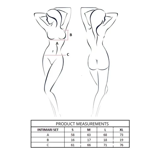Intimari Bh + Slip Set Rosa L/Xl – Passion