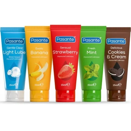 Flavored Lubricant 5 Units of 15ml each – Pasante