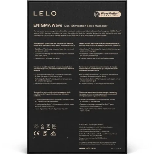 Enigma Wave Triple Vibration Massager Cyber ​​Purple | Lelo