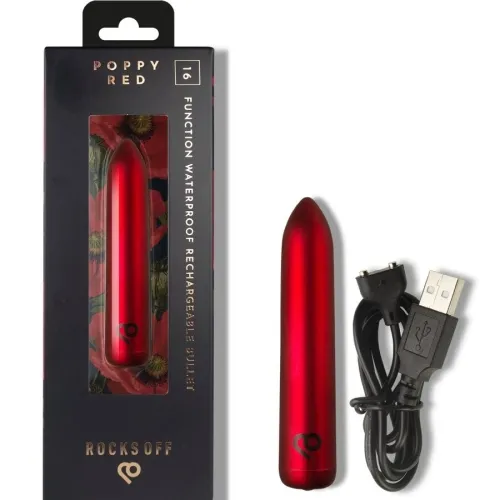 Vibrating Bullet Poppy Red – Rocks Off