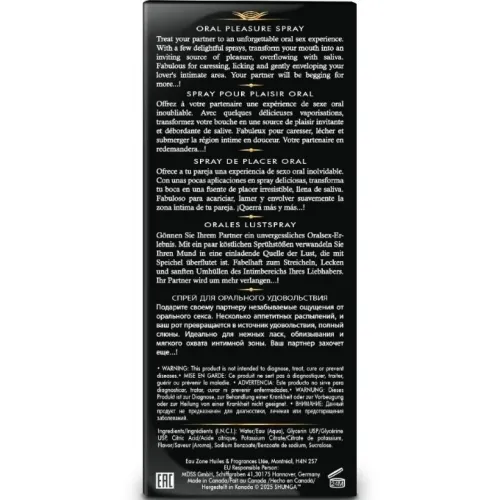 Waves Pleasure Spray Oral Sexuctive Erdbeere 20ml – Shunga