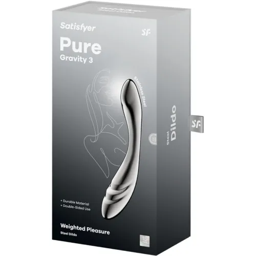 Satisfyer - Pure Gravity 3 Stainless Steel Double-Dell Dildo