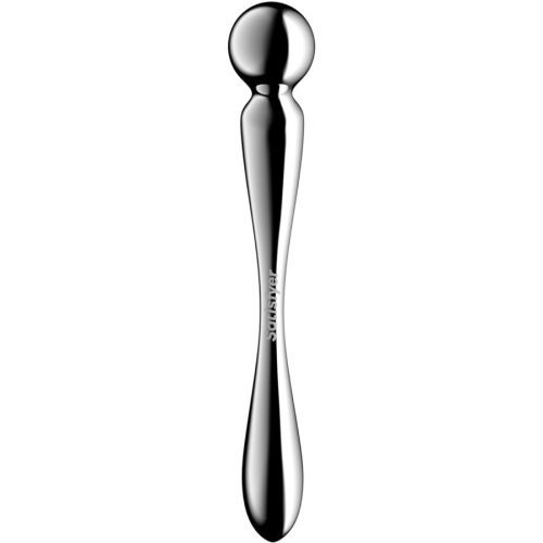 SATISFYER - STAR FORCE 2 DOUBLE DILDO MADE OF STAINLESS STEEL