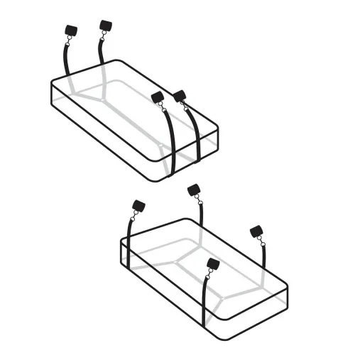 Wraparound bed restraint – Fetish fantasy