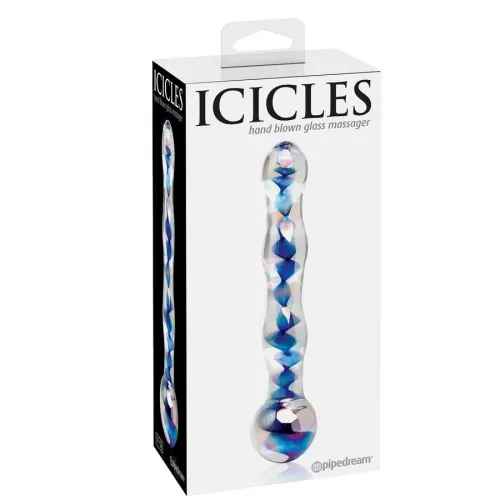 Nr. 08 Handgeblasener Glasmassager – Icicles