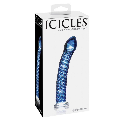 Nr. 29 Handgeblasener Glasdildo | Icicles