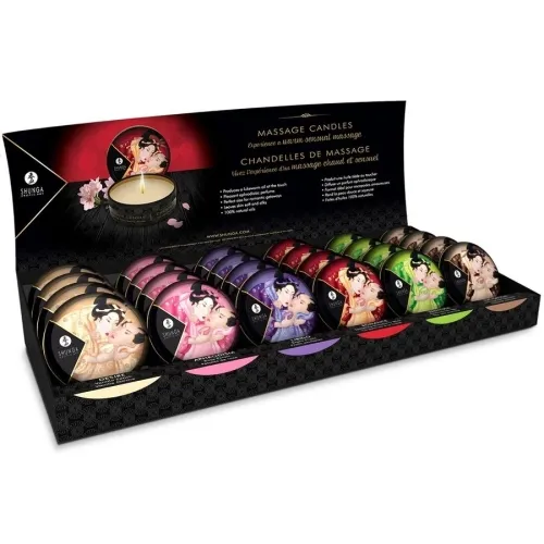 Shunga - Display Massage Candles 24 Units