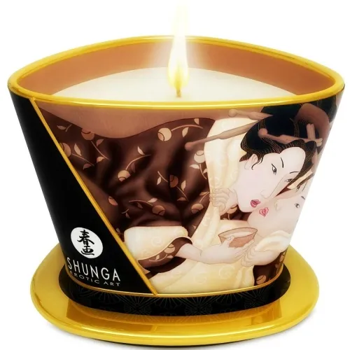 Massagekerze Mini Caress By Candelight Schokolade 170ml – Shunga