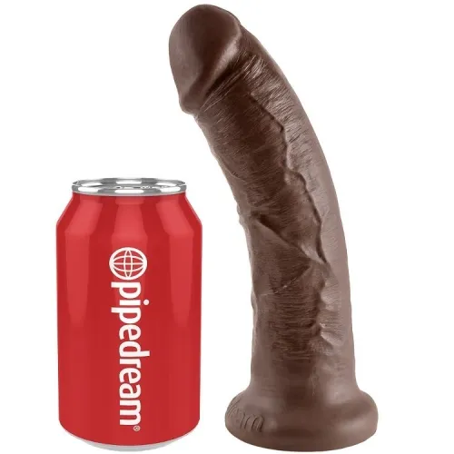 8" Dildo 20.3cm Braun – King Cock