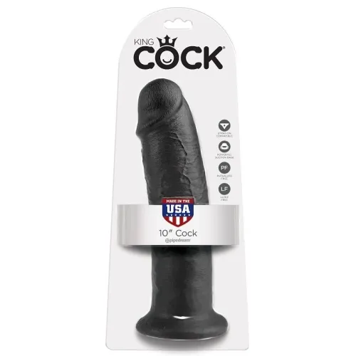10" Dildo Schwarz 25cm – King Cock
