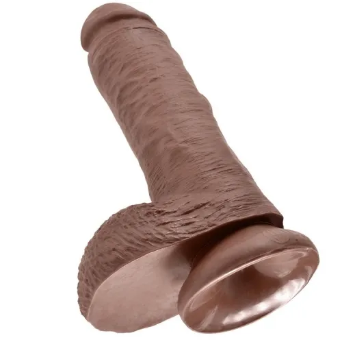 8" Pene Realístico Marrón 20.3cm – King Cock