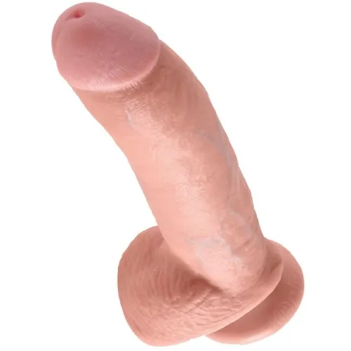 9" Dildo Fleisch Mit Bällen 22,9cm – King Cock