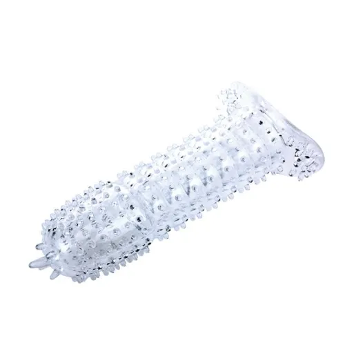 Penis Sleeve With Stimulating Points Pink 14cm