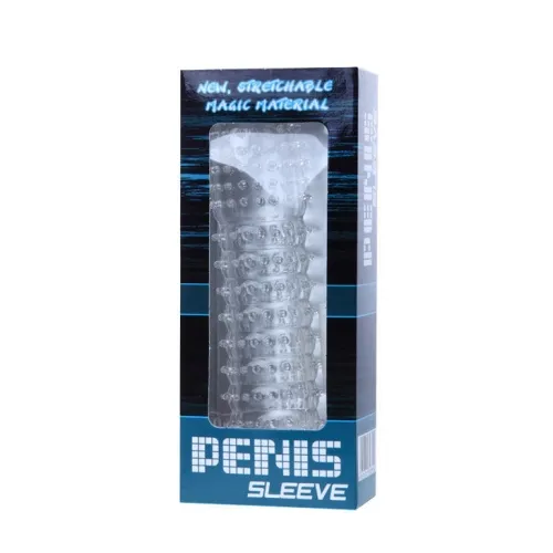 Penis Sleeve With Stimulating Points Pink 14cm
