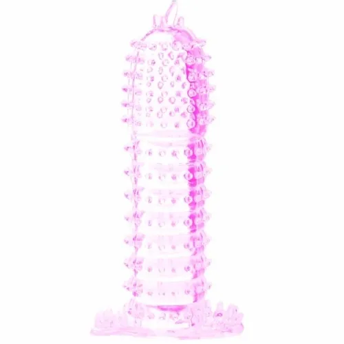 Penis Sleeve With Stimulating Points Pink 14cm