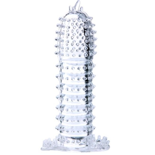 Penis Sleeve With Stimulating Points Clear 14cm