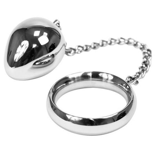 Cockring 40mm + Kettenrad | Metal Hard
