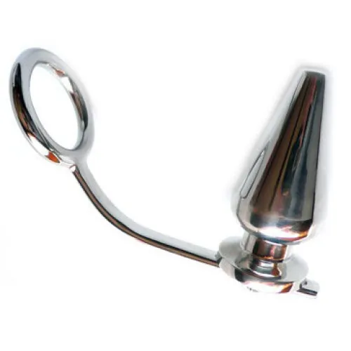 Cock Ring Mit Analstecker 45 X 50mm – Metal Hard