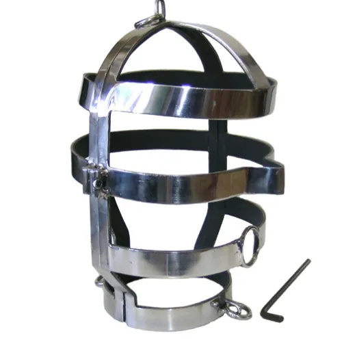 Head Cage with Mouth Hole – Metal Hard