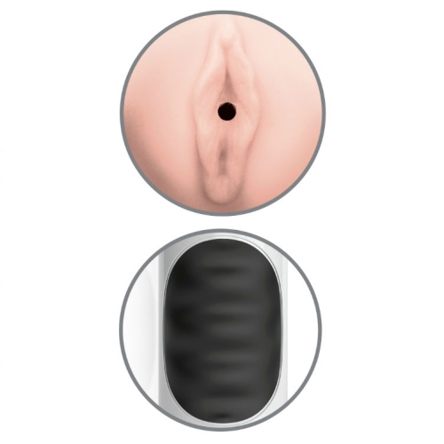 Mega Grip Vagina Masturbator Vibrator | Pipedreams