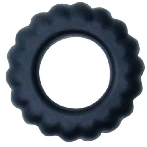 Titan Cockring Black 2cm | Baile