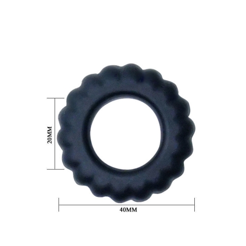 Titan Cockring Black 2cm | Baile