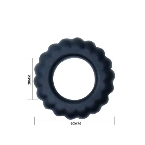 Titan Cockring Black 2cm – Baile