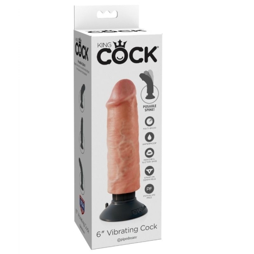 15,24cm Vibrierender Cock Flesh | King Cock