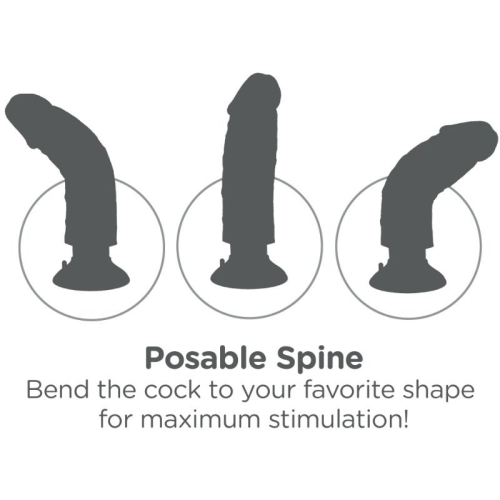 15,24cm Vibrierender Cock Flesh | King Cock
