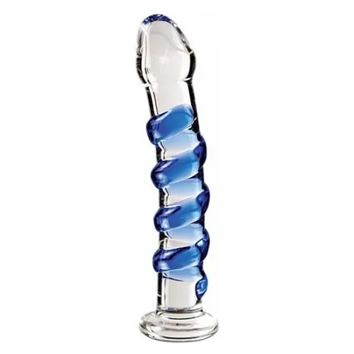Nr. 05 Handgeblasener Glasdildo – Icicles