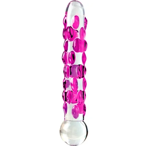 Nr. 07 Handgeblasener Glasdildo – Icicles