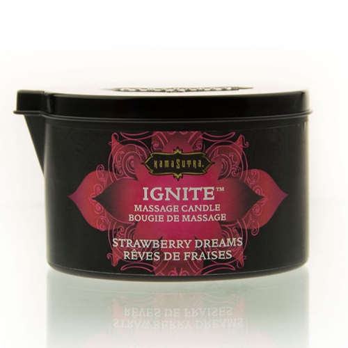 Massagekerze Erdbeertäume 170g | Kamasutra