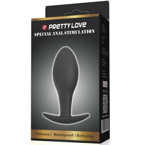 Silikon Analplug Ancla 8.5cm Schwarz | Pretty Love